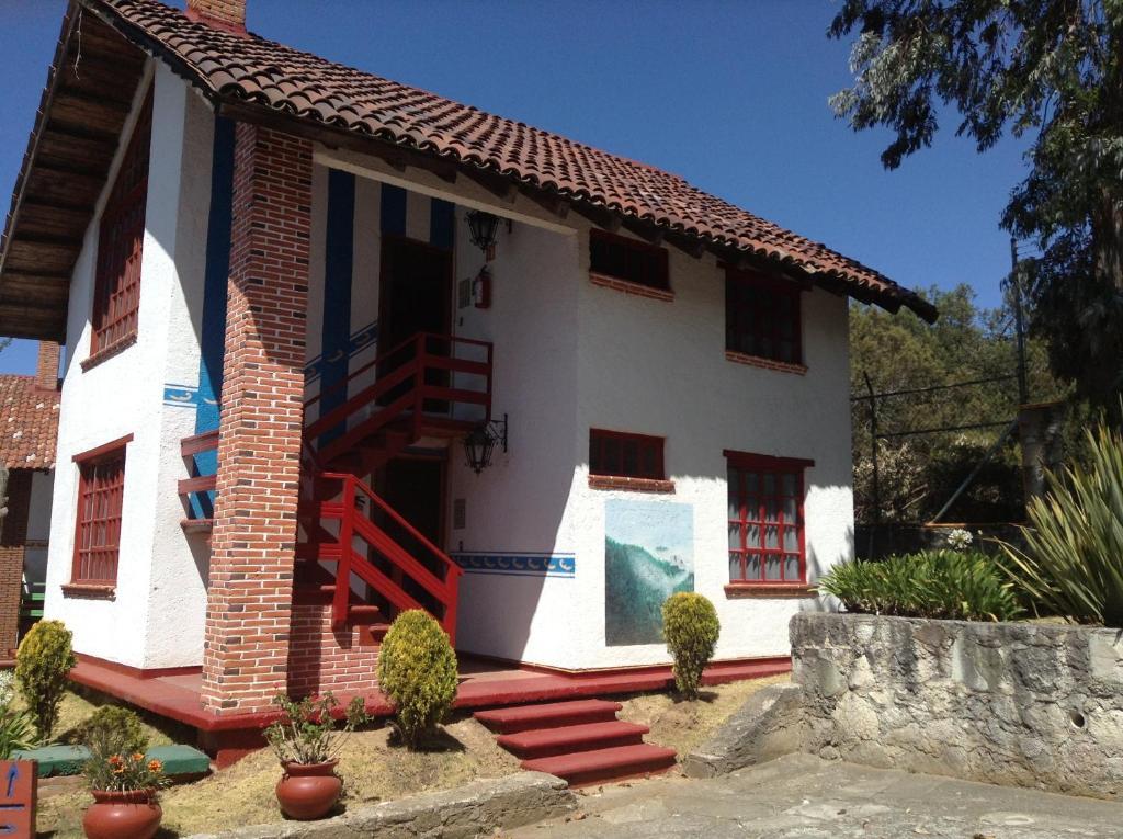 Hotel Villa Alpina El Chalet Pachuca Bagian luar foto
